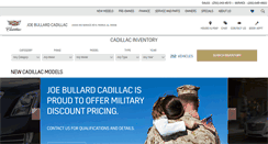 Desktop Screenshot of joebullardcadillac.com